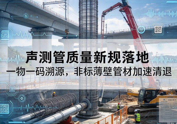 安平声测管质量新规落地，一物一码溯源，非标薄壁管材加速清退